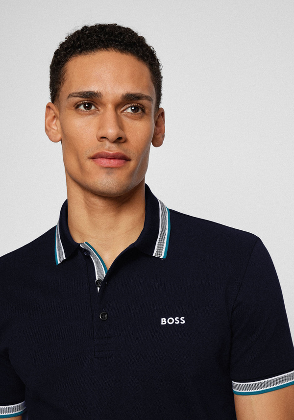 ΜΠΛΟΥΖΑ POLO BOSS - 404 ΜΠΛΕ